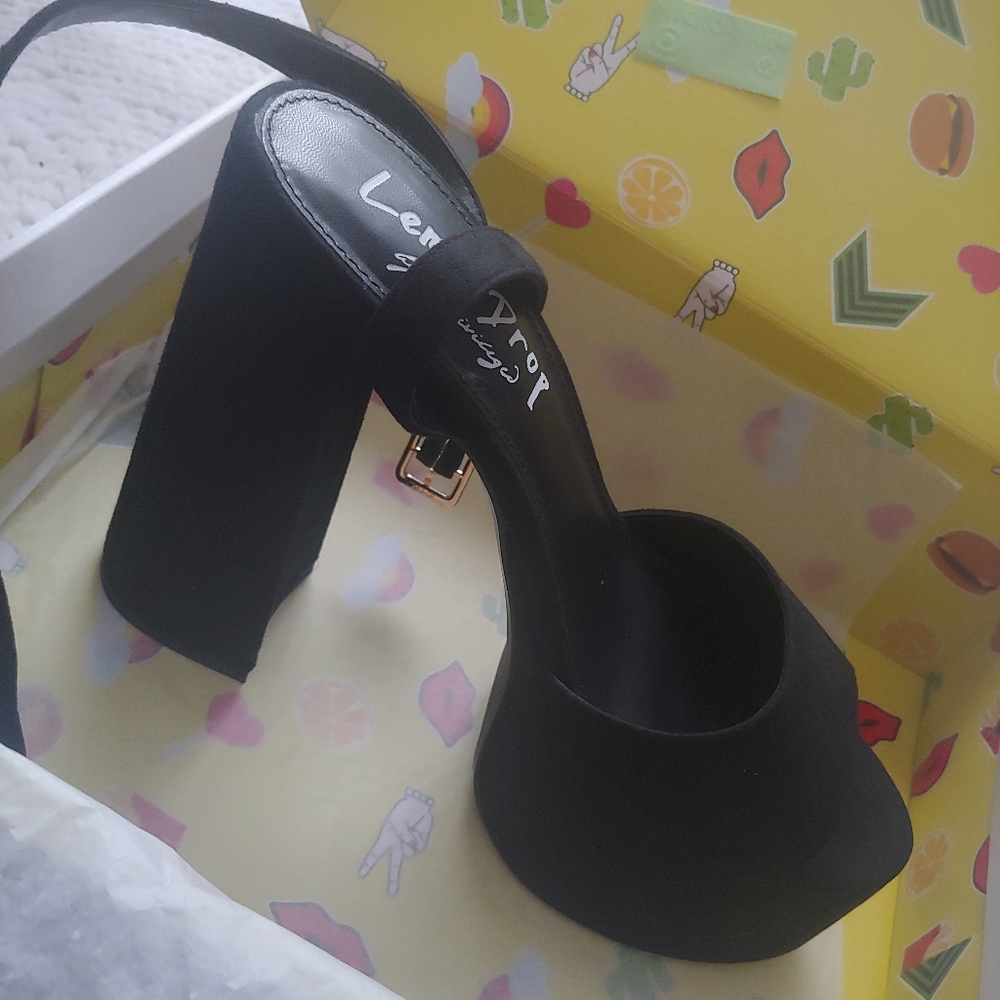 Black Platform Heels